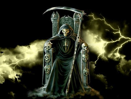 Skeleton on the Throne