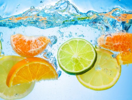 nice fruits in water