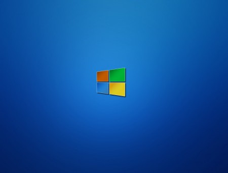 windows logo on blue background