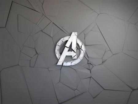 Broken avengers logo