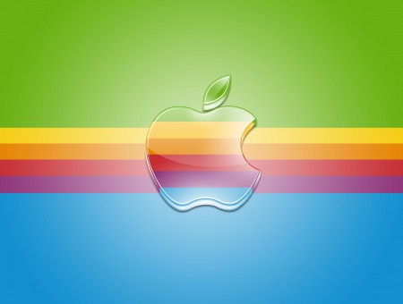Rainbow logo Apple
