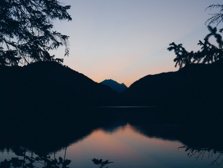 Twilight lake