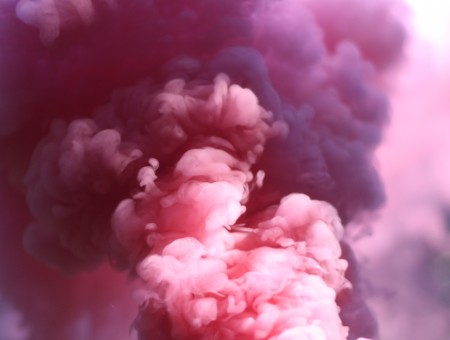 Volcano is pink now